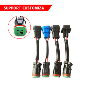 9005 9006 H11 转 Deutsch DT DTP 18AWG <span class=keywords><strong>2</strong></span> 针汽车连接器线束，用于 LED 工作灯条雾灯 - Product Image 6