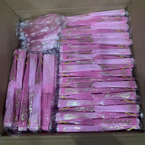 Éventail <span class=keywords><strong>de</strong></span> Soirée Chinois Vintage Années 20 Charleston, Éventail à Main pour Femme, Plumes Brodé Pliant - Product Image 4