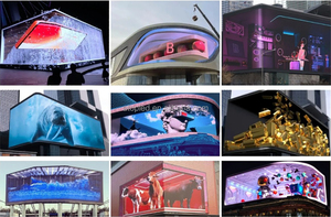 3D Naked Eye P8 Pantalla <span class=keywords><strong>LED</strong></span> delgada a prueba de agua Instalación fija Señal <span class=keywords><strong>LED</strong></span> para exteriores - Product Image 2