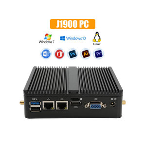 Công Nghiệp 4G RAM + 64G SSD/8G RAM + 128G SSD SATA/MSATA Kép HD-MI/VGA 6USB Không Quạt Nhúng Intel Celeron J1900 Mini Máy Tính PC - Product Image 1
