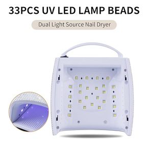 Rechargeable Gel Nail Dryer <b>with</b> Handle Nail Art Manicure Tools for Home and Salon 48W Cordless UV LED Nail <b>Lamp</b>, - Product Image 5