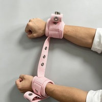 Sangle de contention médicale pour poignet, attache de membre pour patient hospitalier, restraints médicales rembourrées douces, menottes roses, attache de main psychiatrique
