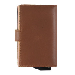 กระเป๋าสตางค์แบบสั้น CardHoda PU Slim Card Holder สำหรับทุกเพศ พร้อมตัวล็อคแบบหัวเข็มขัด โครงอะลูมิเนียม ดีไซน์ป๊อปอัพ ขนาด 6 นิ้ว - Product Image 5
