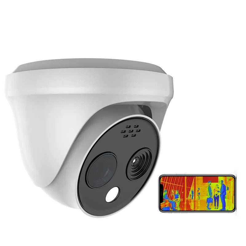 External Thermal Imagining Camera With Thermal Detection Outdoor Ptz Infrared Night Vision Thermal Security Camera