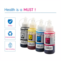 70ml botol kompatibel warna Premium tinta isi ulang berbasis air Tintas untuk L220 L3060 tinta pewarna Printer