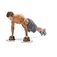 Planche d'entraînement multifonctionnelle pour pompes, en PVC, rotative à 360 degrés, pour les muscles pectoraux et abdominaux, support auxiliaire pour hommes