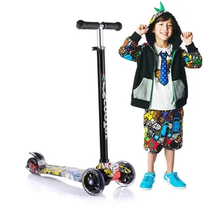 Fabricant trottinette pour enfant patinete infantil monopatin bébé garçons clignotant 3 roues kick scooters enfants scooter