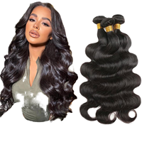 Extensiones de Cabello Humano Ondulado de Alta Calidad, Cabello Virgen, Textura Suave, Densidad Completa, Aspecto Natural