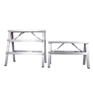 أدوات دريوال 18-30 قدم الألومنيوم ارتفاع قابل للتعديل مقعد مقعد قابل للطي العمل درجة سلم - Product Image 6