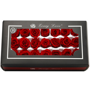 21 pezzi Mini 2-3 cm Rose conservate materiale fiore rosa grezza da te per la decorazione della cupola per il Desktop di laurea di San Valentino - Product Image 3