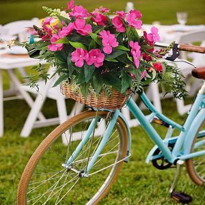 Chất Lượng Cao Giữ Ẩm Bất Cảm Ứng Hoa Cưới Ngoài Trời Trang Trí Đồ Trang Trí Hoa Nhân Tạo - Product Image 1