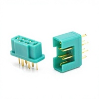 Câble d'extension de servo Xinsheng MPX à connecteur hexagonal, prise banane, connecteur de type T pour avion modèle, drone, aile fixe, nylon vert