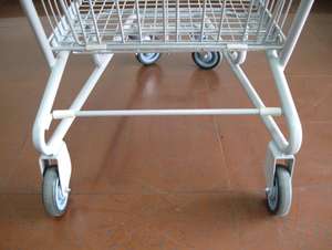 Carrito de Supermercado de 220L, Carrito de Compras Metálico - Product Image 4