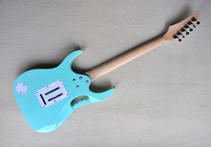 Chitarra Elettrica Verde Flyoung con Ponte <span class=keywords><strong>Floyd</strong></span> Rose, Hardware Cromato, Tastiera in Palissandro, Realizzazione Personalizzata - Product Image 5
