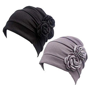 HZO-18115 Turban Chimiothérapie, Bonnet Fleur, Écharpe, Chapeau, Bandeau pour la <span class=keywords><strong>Perte</strong></span> de <span class=keywords><strong>Cheveux</strong></span>, Chapeau pour Patient Atteint de Cancer - Product Image 6