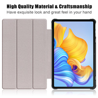 Étui pour tablette Honor Pad 8 12 pouces Ultra-mince support à trois volets couverture peinte