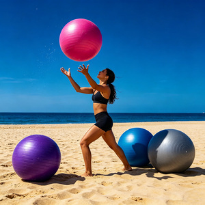 Antiexplosion Yoga Ball Gym Ball 65 Cm Custom Yoga Ball Fitness Sport Accessories Pilates Essentials Kit Integrated Gym <strong>Trainer</strong> - Product Image 1