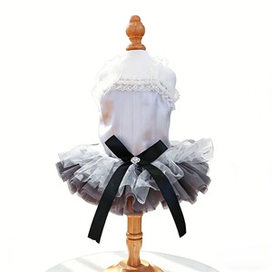 Vestido de Princesa para Perros Pequeños, Falda de Ballet, Poliéster, Traje para las Cuatro Estaciones - Product Image 4