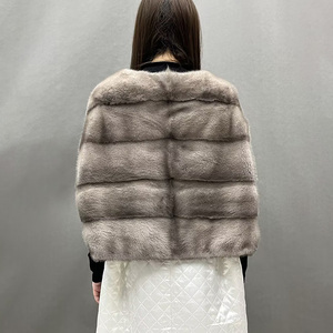 Chaquetas <span class=keywords><strong>de</strong></span> Piel <span class=keywords><strong>de</strong></span> Visón Cortas <span class=keywords><strong>de</strong></span> Lujo para Invierno y Primavera, <span class=keywords><strong>Abrigos</strong></span> <span class=keywords><strong>de</strong></span> Piel <span class=keywords><strong>de</strong></span> Visón Genuina para Mujer - Product Image 3