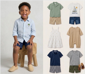 Ropa de Verano para Niños de Primera Calidad, Pedido Completo Mixto con Entrega Directa, Mezcla Aleatoria, Exclusivo para Tiendas de Alta Gama - Product Image 1
