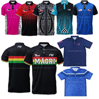 Jersey Olahraga Sublimasi Custom AU NZ, Pakaian Kerja Kristen Pria, Kaos Polo Golf Kriket, Kaos Basket Baseball untuk Camping