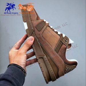 Baskets de sport de luxe pour hommes de marque célèbre, haute qualité, pour la course et la marche, tendance mode à lacets Lvs - Product Image 3