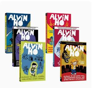 Inglese originale Alvin Ho codard a Wen Set di 6 libri adolescenti extrascolastici che leggono un romanzo libro di storie - Product Image 1