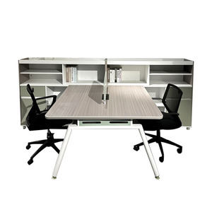 Venta al por mayor moderna Oficina cubículo personal estación de trabajo mesa de oficina escritorio de la computadora con el Gabinete - Product Image 1