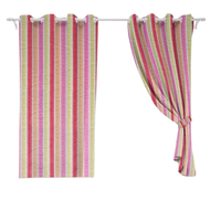 Cortinas de Lujo de Algodón para Puertas y Ventanas |   Cortinas Opacas Ecológicas Personalizables para Sala de Estar, Dormitorio, Hotel, Oficina