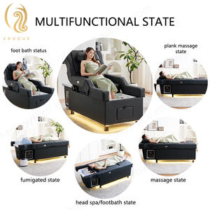 Sillón de Lavado de Cabello Personalizado para Salón de Belleza, con Respaldo Eléctrico y Reposapiés, para Tratamientos Capilares - Product Image 6