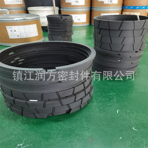 Phụ kiện máy nén PTFE sợi <span class=keywords><strong>carbon</strong></span> Piston Vòng hướng dẫn vòng PEEK đóng gói - Product Image 2