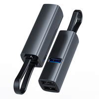 Hub USB 5 in 1 Berkualitas Tinggi dengan Tipe C dan 5 Port USB & Docking Station untuk Laptop Monitor Komputer