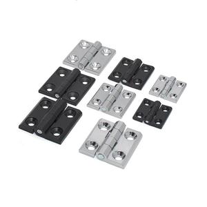 Bisagras Negras Reforzadas de Acero Inoxidable 304 para Puertas de Gabinetes de Equipos Industriales y Puertas Batientes de Alta Resistencia - Product Image 1