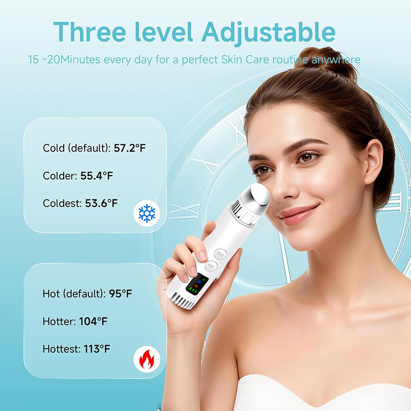 KKS Hot & Cold Face Lifting Beauty Device | Thermo-ION Multi-Function Massager for Home Use | Skin Tightening & Pore Care – orangles Kuwait