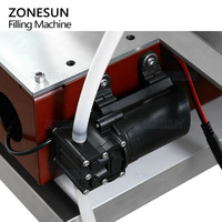 Machine de remplissage automatique de liquides chimiques pour peinture en aérosol métallique ZONESUN ZS-AQF1 avec structure d'alimentation en bouteille