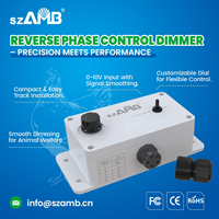 Contrôleur LED, variateur 220V, variateur 0-10V, système de variateur intelligent pour volailles, système de contrôle d'éclairage 1200W