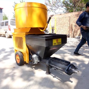 Machine à projeter du mortier électrique diesel automatique <span class=keywords><strong>de</strong></span> haute qualité, <span class=keywords><strong>pistolet</strong></span> à mortier mobile avec moteur <span class=keywords><strong>de</strong></span> 18 CV à vendre - Product Image 2
