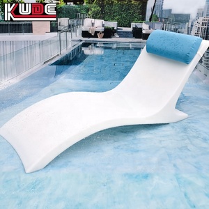 Sofá Impermeable para Exteriores, Muebles de Jardín, Tumbona para Piscina con Luces LED, Silla de Descanso para Piscina - Product Image 2