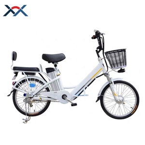 Vélo Électrique Urbain Économique pour <span class=keywords><strong>Femme</strong></span>, Batterie Lithium 36V 10Ah, Moteur Arrière 250W, Cadre en Alliage d'Aluminium 26 Pouces, <span class=keywords><strong>Panier</strong></span> Avant Électronique - Product Image 5