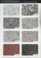Peinture murale extérieure acrylique multicolore effet marbre eau dans le sable pour villas et colonnes romaines, revêtement liquide