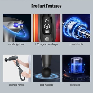 Pistolet de massage vibrant 8 vitesses pour usage domestique, mini-appareil de massage musculaire profond pour le corps entier, appareil de fitness sculptant - Product Image 3