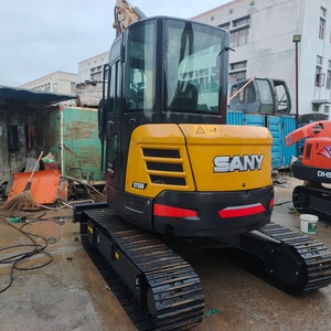 Mini-excavatrice Sany SY55U d'occasion - 5,5 tonnes - Moteur d'origine - État comme neuf à 90% - 40% moins chère que neuve - Prête à être expédiée - Product Image 5