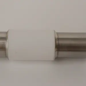 Alumina Metallized Ceramic Vacuum Tubes Ceramic Isolator Break Isolation Stainless Steel Tube Adapters