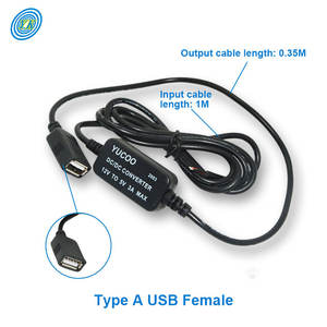 Adaptador <span class=keywords><strong>de</strong></span> Corriente USB para Coche, Regulador <span class=keywords><strong>de</strong></span> Voltaje DC, Reductor <span class=keywords><strong>de</strong></span> 12V a 5V 3A, Convertidor DC-DC Step Down para Cámaras <span class=keywords><strong>de</strong></span> Coche - Product Image 3