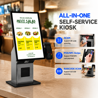 Kiosco de Menú Digital Interactivo, Sistema POS para Restaurantes, Terminal de Pedidos con Pantalla Táctil y Pago
