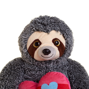 Peluche de Perezoso Personalizado de San Valentín, Relleno de Algodón PP, con Corazón - Product Image 4