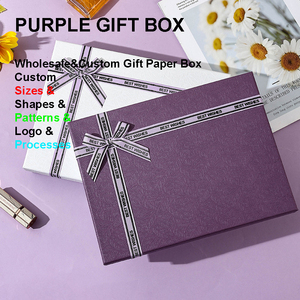Caja <span class=keywords><strong>de</strong></span> regalo <span class=keywords><strong>de</strong></span> papel morado al por mayor <span class=keywords><strong>para</strong></span> <span class=keywords><strong>ropa</strong></span> bufanda <span class=keywords><strong>ropa</strong></span> interior térmica regalo personalizado <span class=keywords><strong>cajas</strong></span> <span class=keywords><strong>de</strong></span> cartón embalaje - Product Image 2