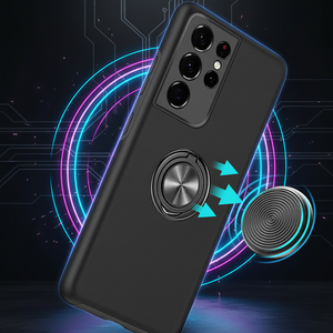 <span class=keywords><strong>Cover</strong></span> per <span class=keywords><strong>Samsung</strong></span> Galaxy <span class=keywords><strong>A51</strong></span> 5G OEM - Protezione Completa con Anello Metallico Rotante, Direttamente dalla Fabbrica - Product Image 1