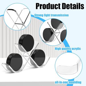 Présentoir mural décoratif en acrylique sur mesure pour 10 casquettes de hockey, organisateur de vêtements, étagère de rangement - Product Image 4