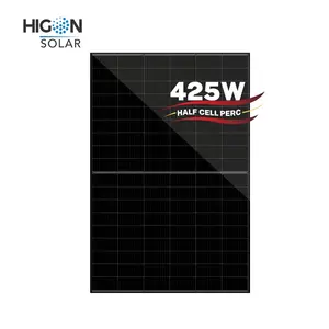 Best Solar Panel Companies Higon Trina Pv Module 415 405 410 420 425 Watt With All Black Solar Panels